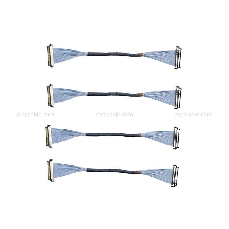 0.4mm USL20-30SS-050C Micro cavo coassiale resistente agli urti e alle vibrazioni per telecamere tattiche