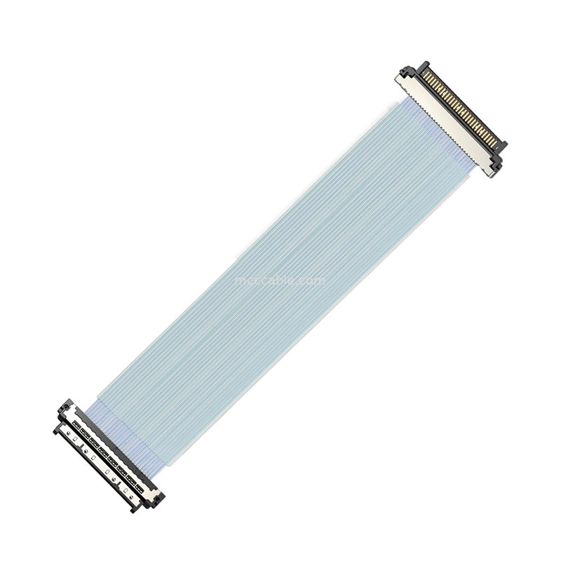 0.4mm USL20-30SS-035BH Micro Coax Ribbon Cable 5G MmWave-Ready per connessioni di antenne a piccole celle