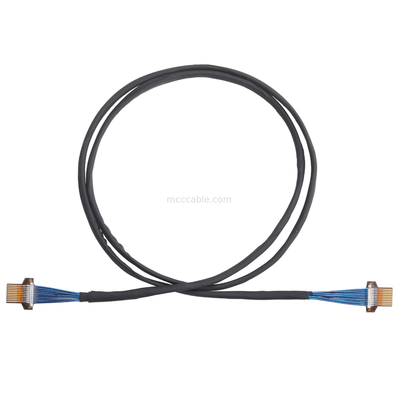 Cavo Micro Coassiale 36AWG – Impedenza 50Ω – Da FPC 10-Pin a FPC 10-Pin – UL1354