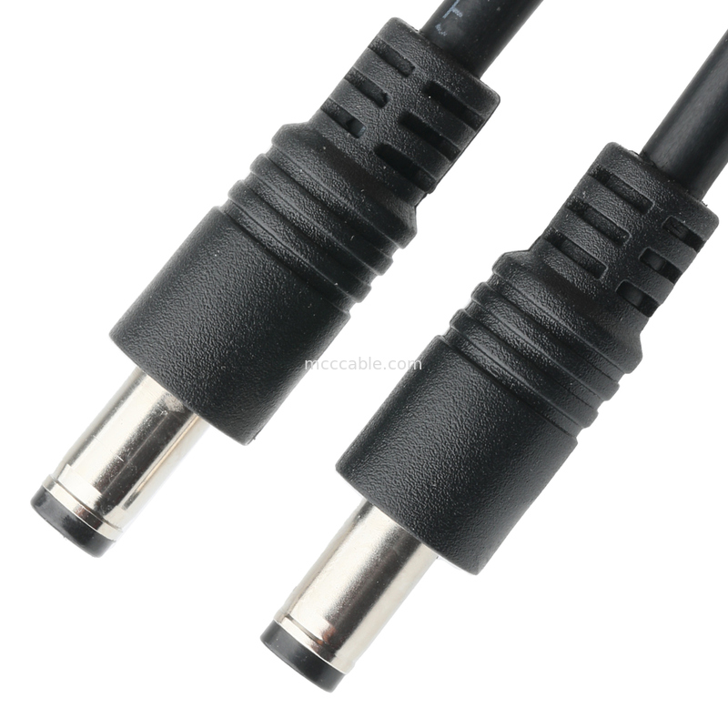 3.3mm Pitch to DC Plug 2.5x5.5mm Assemblaggio del cavo - UL2464 20AWG PVC