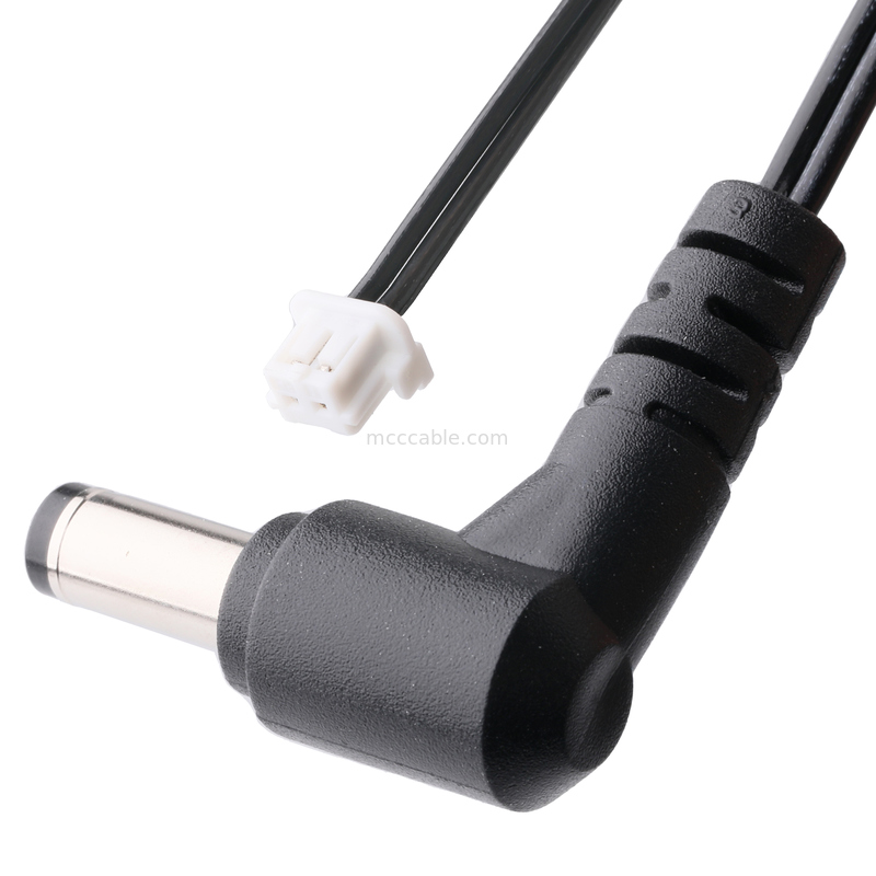90 gradi di presa continua da 2.1x5.5 mm a 2-pin assemblaggio del cavo - UL2648 24AWG