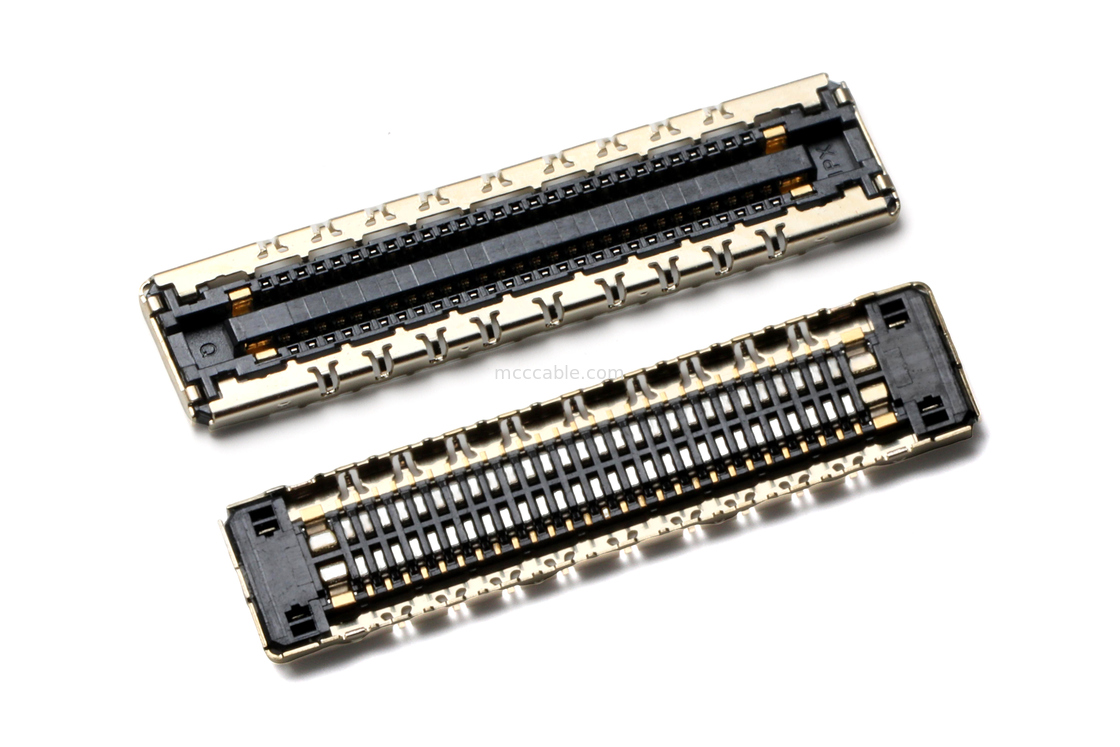 High-Speed Shielded Board-to-Board Receptacle Connector 0.35mm Pitch for Data Transmission