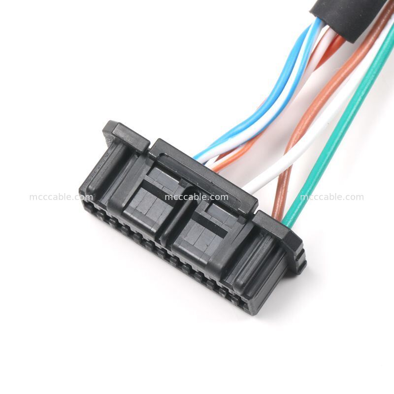 Assemblaggio cavo circolare personalizzato Samtec ACRK-12 a Molex Micro-Lock a 26 pin | CAT6A