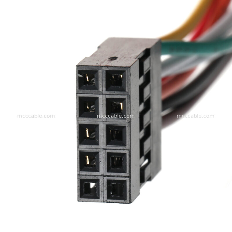 Assemblaggio cavo pannello frontale Molex 2.54mm a 10 pin per applicazioni OEM personalizzate