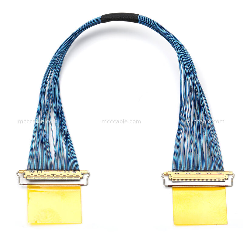 Assemblaggio di cavi coassiali micro con connettore 20453-040T-01   Custom OEM High-Speed Interconnect