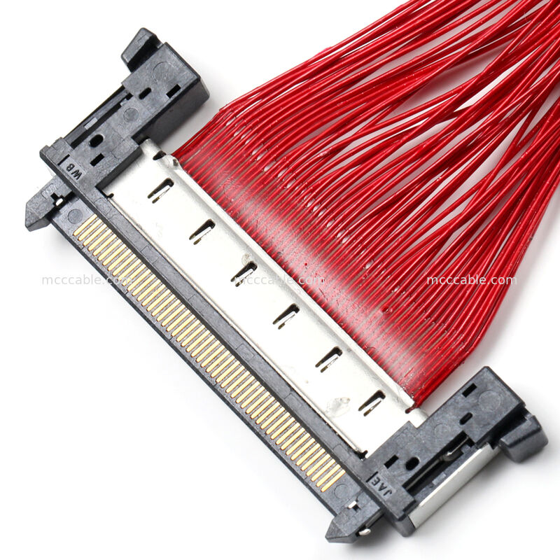 Assemblaggio di cavi coassiali micro con connettore FI-RE51CL   Custom OEM High-Speed Interconnect