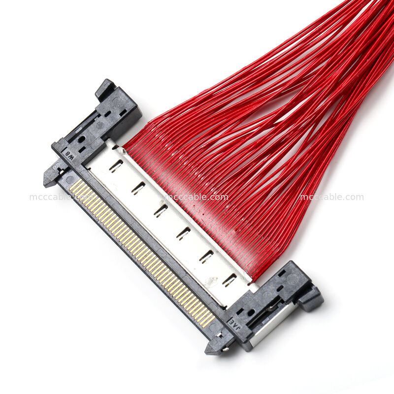 Assemblaggio di cavi coassiali micro con connettore FI-RE51CL   Custom OEM High-Speed Interconnect