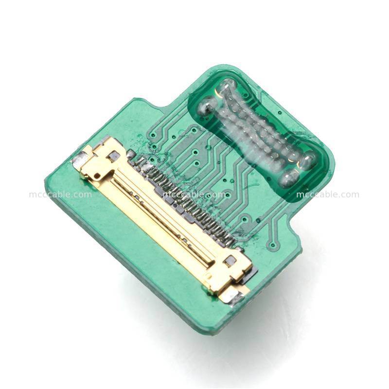 Assemblaggio di cavi micro coassiali micro HDMI a mini HDMI per sistemi di visualizzazione incorporati