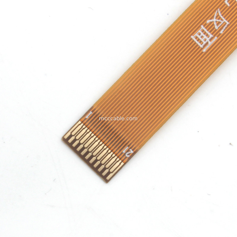 21 cavo del perno FFC FPC, connettore flessibile dell'esposizione dei lvds del passo del cavo piano 0.3mm di FPC