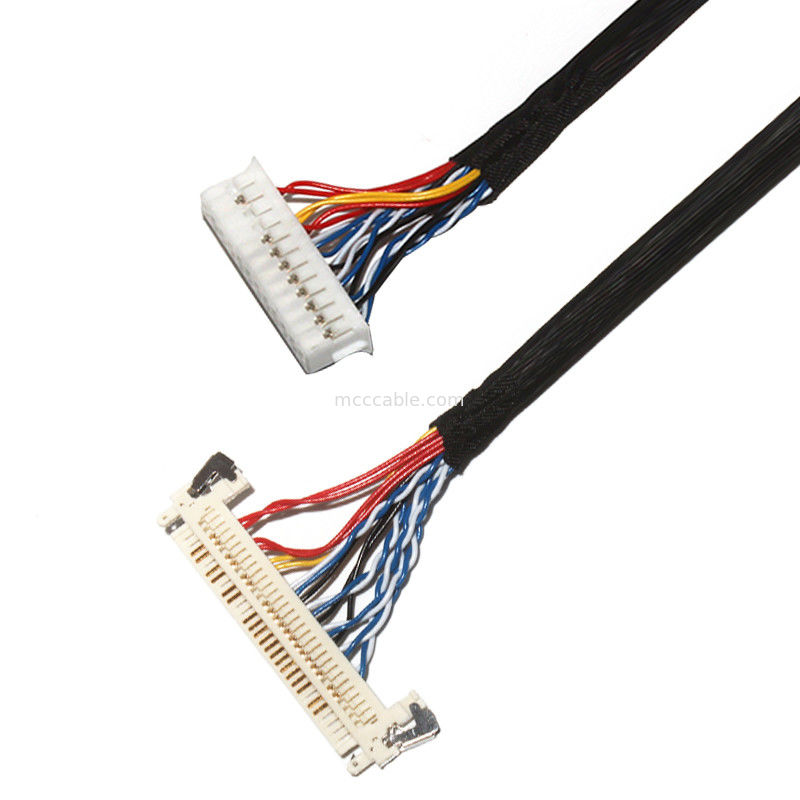 Personalizzare lunghezza 2,0 mm Pitch Lvds Cable Assembly 30 Pin  DF11-24DS-2C A FI-X3OHL OEM/ODM
