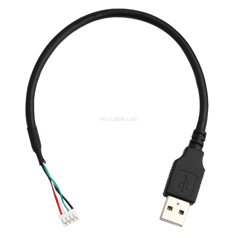 USB 2.0 28AWG al connettore su ordinazione dell'esposizione dei lvds di Pin del cablaggio 9 del cavo di JST SPH-4