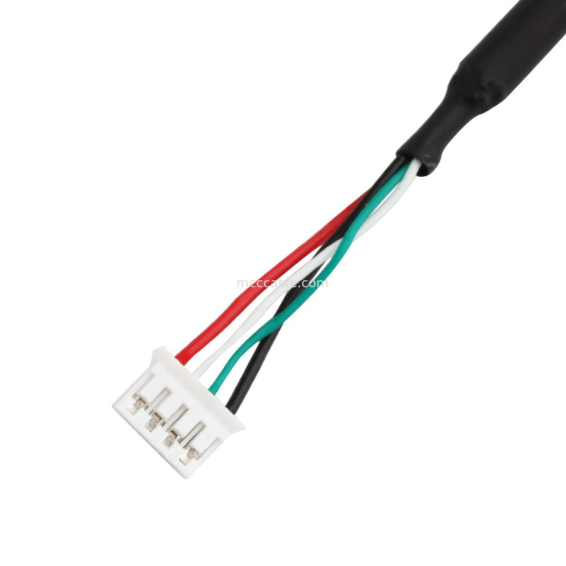 USB 2.0 28AWG al connettore su ordinazione dell'esposizione dei lvds di Pin del cablaggio 9 del cavo di JST SPH-4