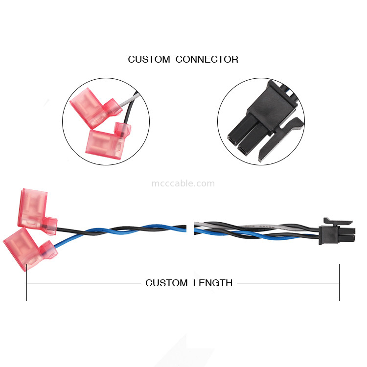 Assemblaggio cavi 3,0 di potere di MOLEX 430250408 - di TE 2-520129-2 4 lunghezza di Pin 100mm