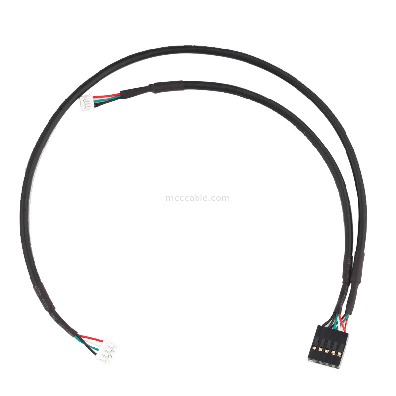 Assemblaggio cavi JST PHR-5P del cablaggio di 28AWG LED al passo di SH1.0 5P 1.0mm
