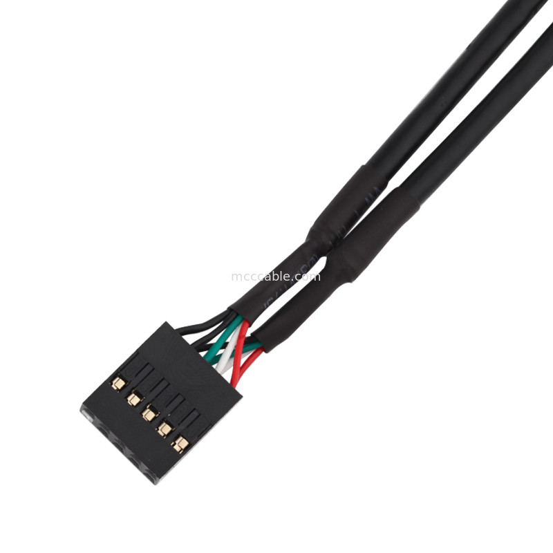 Assemblaggio cavi JST PHR-5P del cablaggio di 28AWG LED al passo di SH1.0 5P 1.0mm