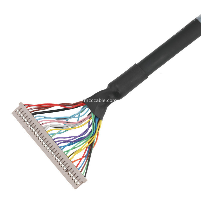 ORE 1.25mm DF14-30S-1.25C all'assemblaggio cavi dell'EDP di JAE 0.5mm FI-RE51HL LVDS