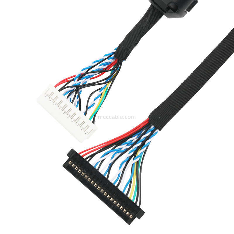 Assemblaggio cavi JST PHDR-20V dell'EDP di LVDS al cavo del connettore dei lvds di JAE FI-S20S